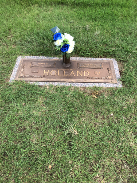 Flower delivery for John Gregory Holland