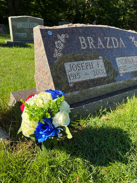 Flower delivery for Joseph F. Brazda