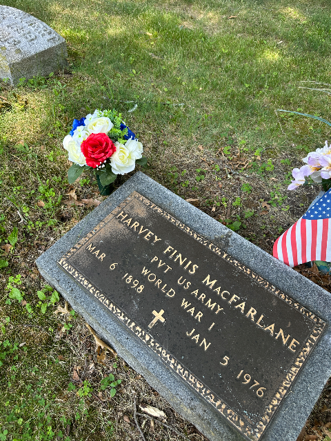 Flower delivery for Harvey Finis MacFarlane