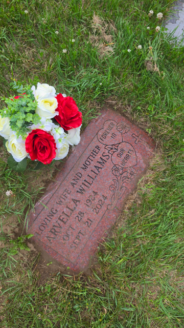 Flower delivery for Arvella Williams