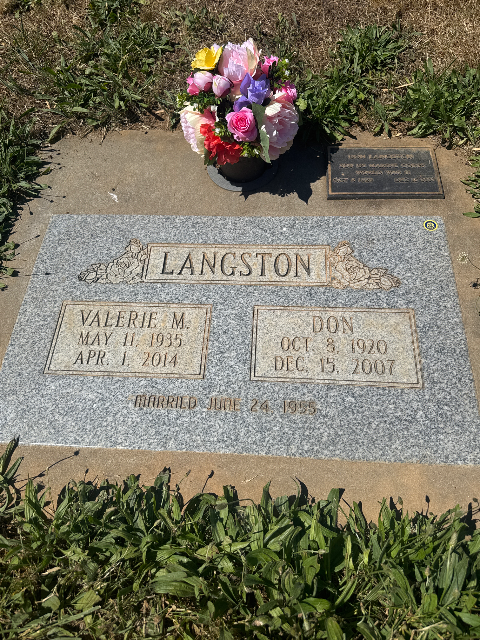 Flower delivery for Valerie Maureen Langston