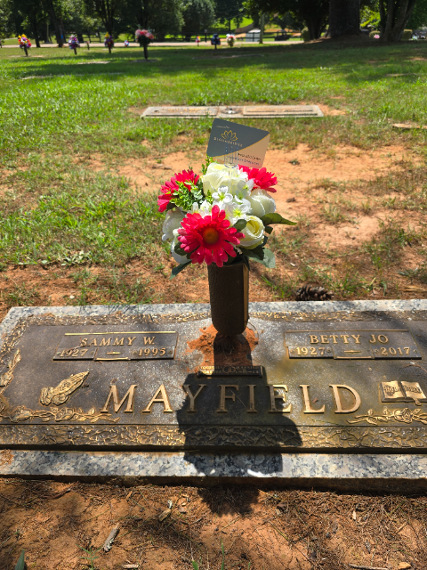 Flower delivery for Betty Blair Mayfield
