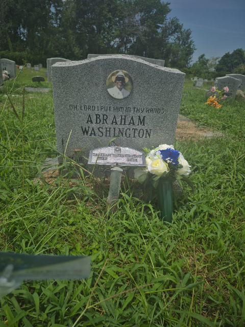 Flower delivery for Abraham Washington