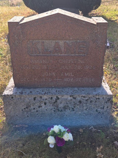 Flower delivery for Amanda Christine Klang