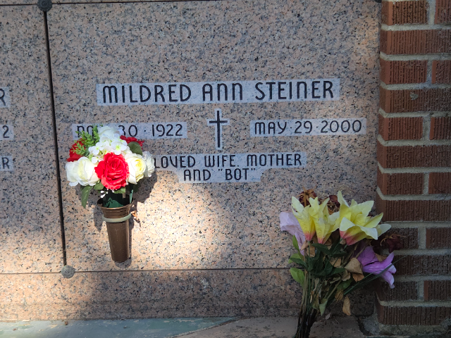Flowers for Mildred Ann Steiner