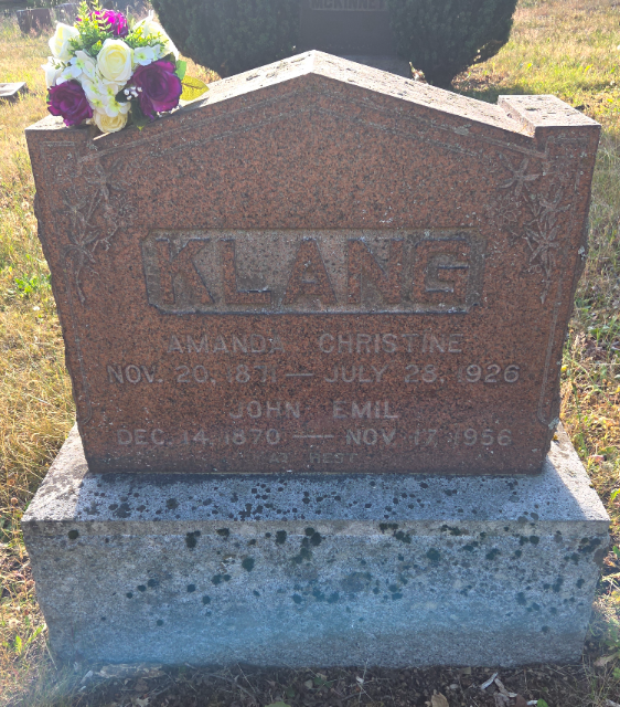Flower delivery for Amanda Christine Klang