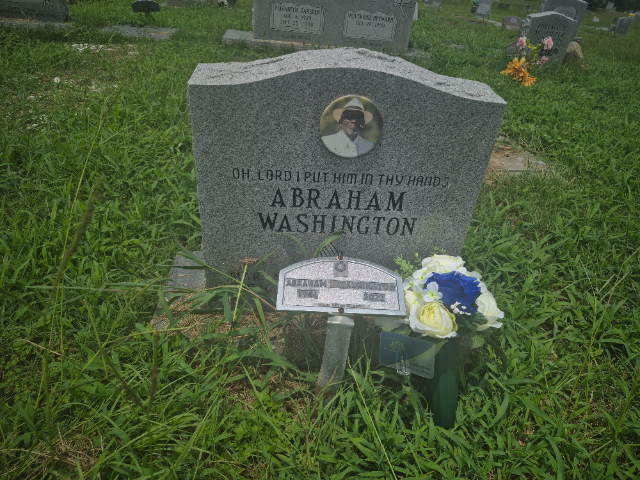 Flowers for Abraham Washington