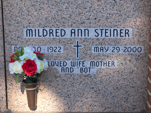 Flower delivery for Mildred Ann Steiner