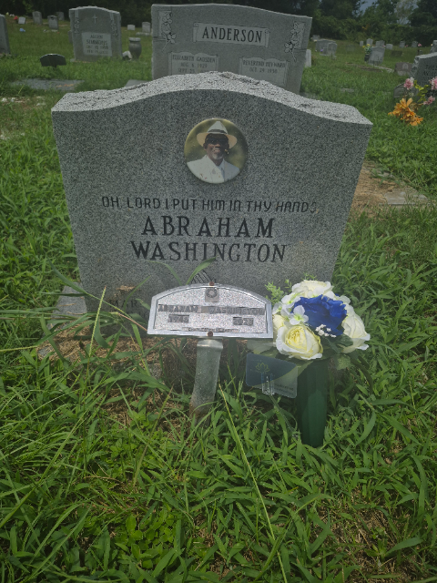 Flower delivery for Abraham Washington
