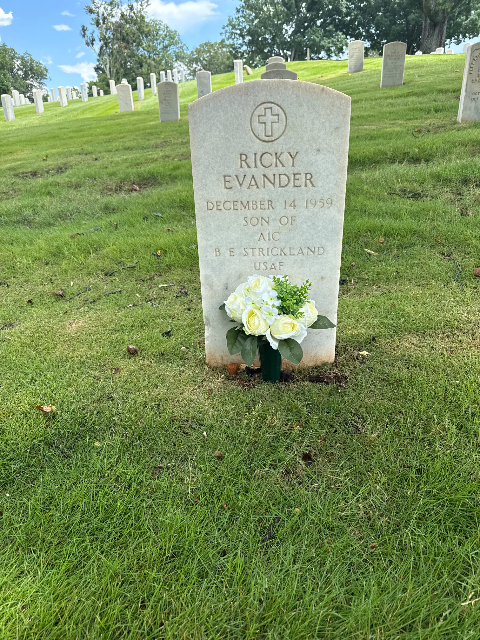 Flower delivery for Ricky Evander Strickland