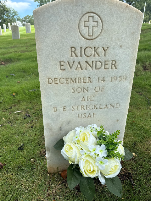 Flower delivery for Ricky Evander Strickland