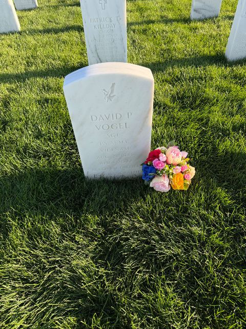 Flower delivery for David Vogel