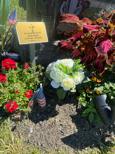 Flower delivery for Derek J. Galego
