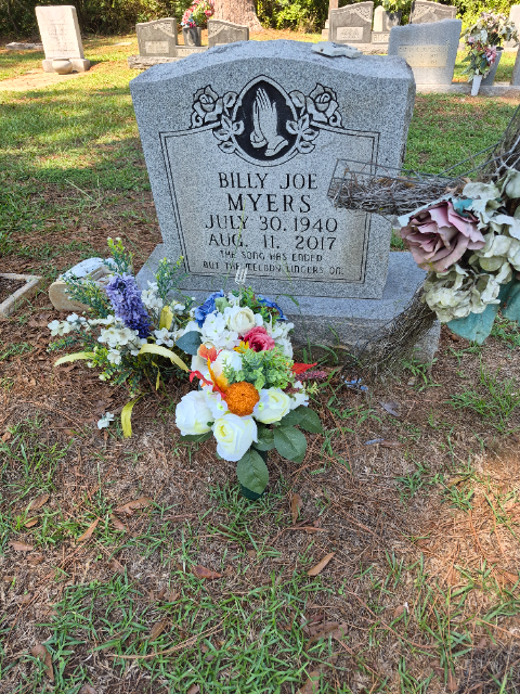 Flower delivery for Billy Joe Myers