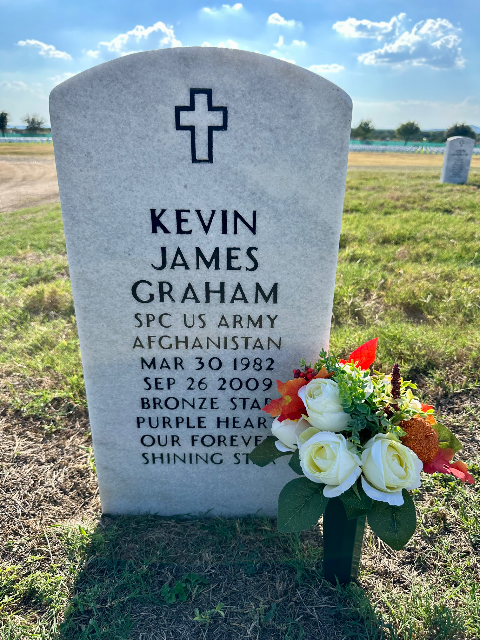 Flower delivery for Kevin James Graham
