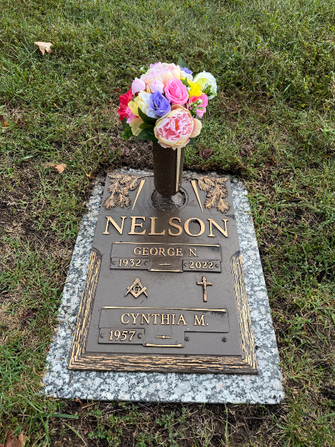 Flower delivery for George N. N. Nelson