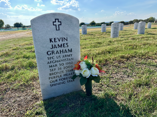 Flower delivery for Kevin James Graham