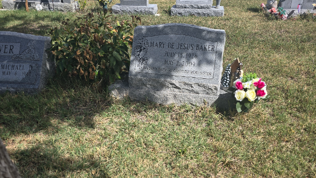 Flower delivery for Mary De Jesus Baker