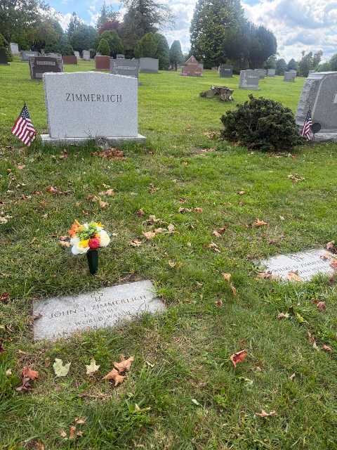 Flower delivery for John and Wilma Zimmerlich