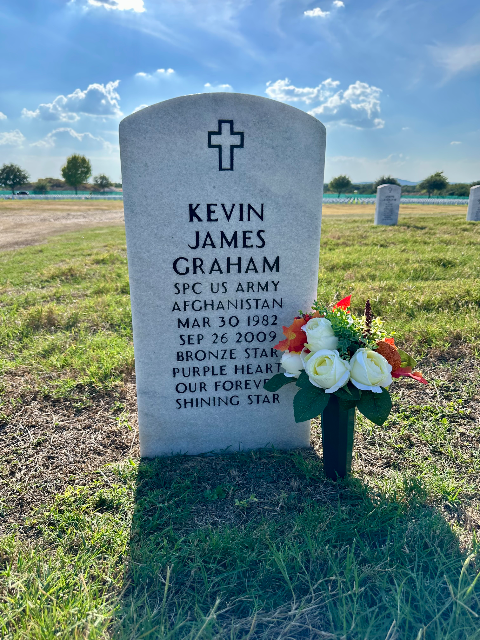 Flower delivery for Kevin James Graham