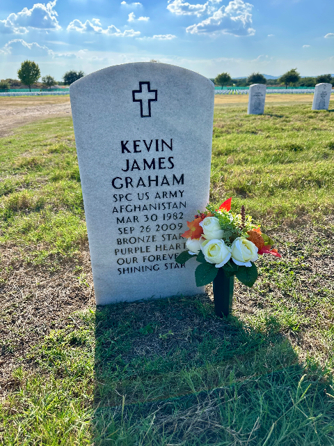 Flower delivery for Kevin James Graham