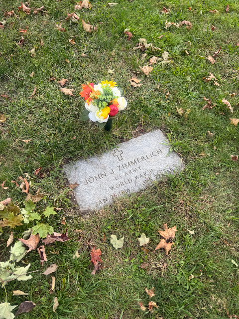 Flower delivery for John and Wilma Zimmerlich