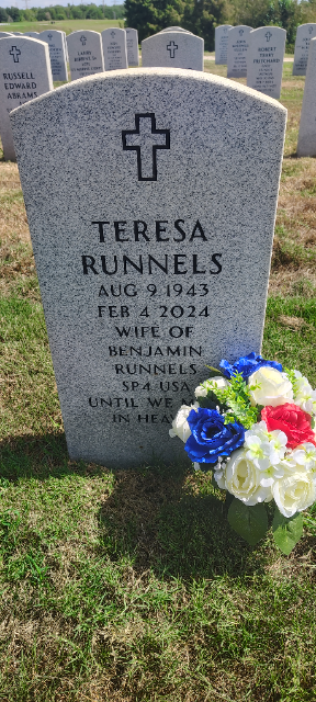 Flower delivery for Teresa D Runnels