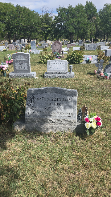 Flower delivery for Mary De Jesus Baker