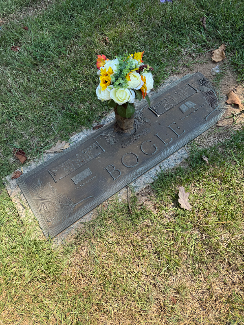 Flowers placed at Forest Hills Memorial Gardens