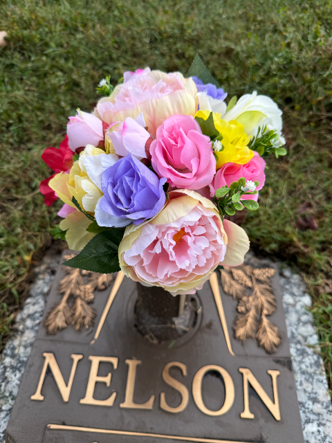 Flower delivery for George N. N. Nelson