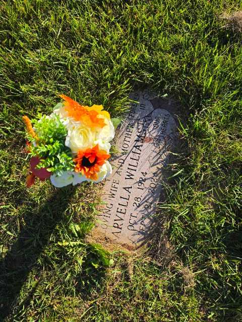 Flower delivery for Arvella Williams