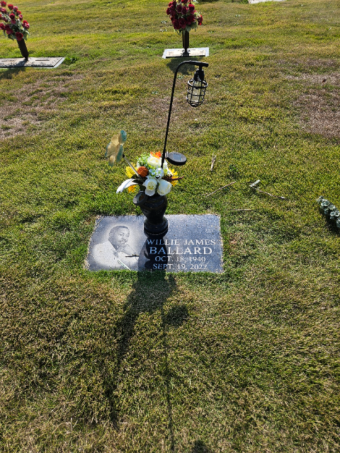 Flower delivery for Willie James Ballard