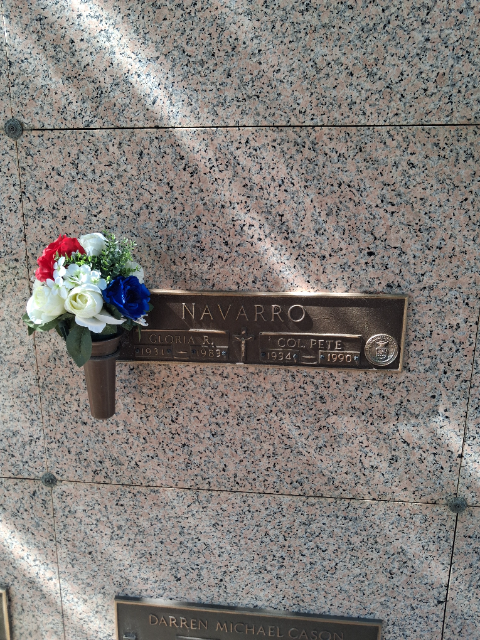 Flower delivery for Pete Navarro