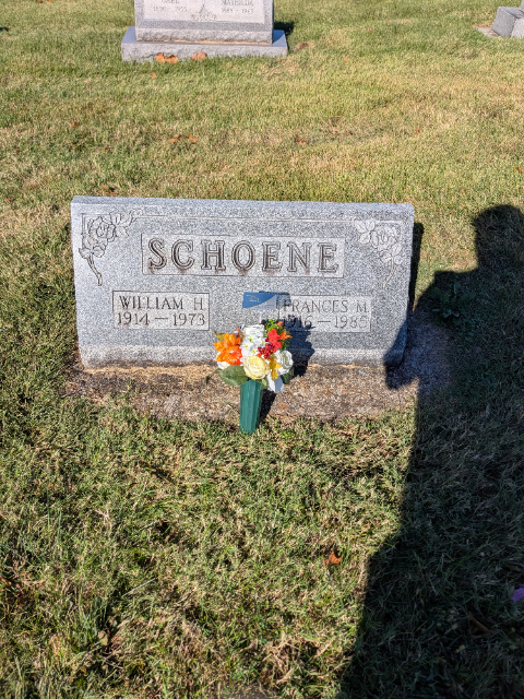 Flower delivery for Frances M. Schoene